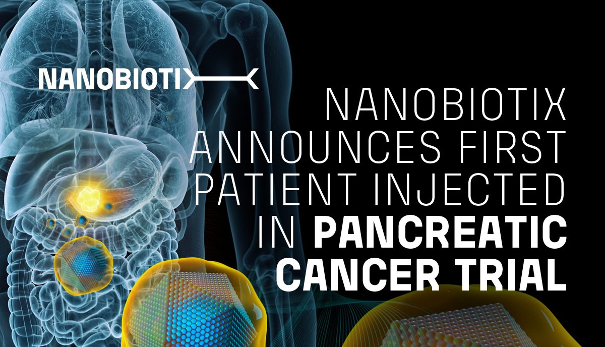 Nanobiotix (@nanobiotix) on Twitter photo We are proud to announce the milestone of the first patient injected in our phase I trial evaluating #NBTXR3 activated by #radiationtherapy for patients with pancreatic #cancer. This trial is a clinical collaboration with <a href="/MDAndersonNews/">MD Anderson Cancer Center</a>. Read more: bit.ly/nanopanphaseI We are proud to announce the milestone of the first patient injected in our phase I trial evaluating #NBTXR3 activated by #radiationtherapy for patients with pancreatic #cancer. This trial is a clinical collaboration with <a href="/MDAndersonNews/">MD Anderson Cancer Center</a>. Read more: bit.ly/nanopanphaseI
