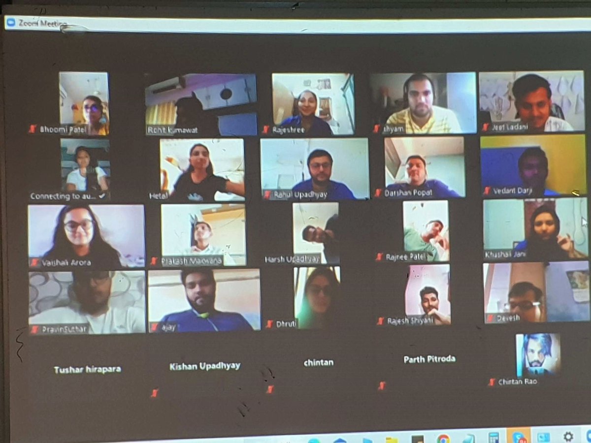 OneclickIT's tweet photo. Just like our team, our celebrations🎉 are remarkable! A throwback to our 8th Anniversary celebration🎊 that was brilliantly pulled of virtually.

We are happy to share a sneak-peak of the day. 🎊🎏

#8thAnniversary #CelebrationTime #OneClickITConsultancy #Party #Latepost https://t.co/l44jlPlEeE