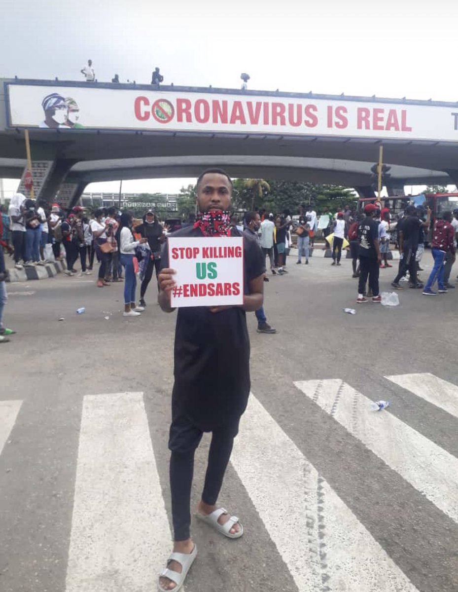 SulcataEnt's tweet photo. #SARS Has killed more #Youths than coronavirus has killed Nigerians 

The problem is beyond #Sars, but this is the start point. It’s time to take back our country !!!

#EndPoliceBrutality 
#NigerianYouths
#WeWantToLive https://t.co/7k1NMsL8O1