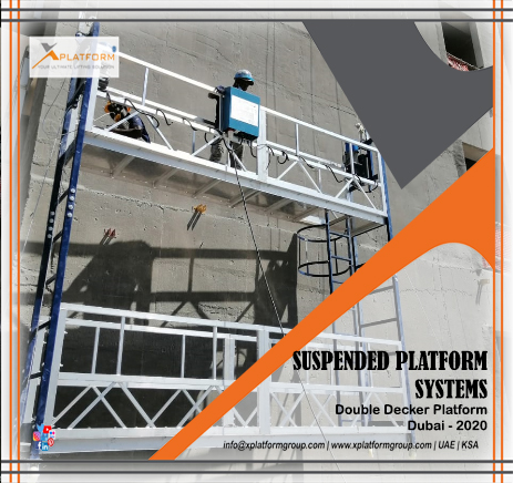 Xplatformgroup's tweet image. Double Decker Suspended Platform and Hanging System
Dubai UAE - 2020

info@xplatformgroup.com
xplatformgroup.com

#Projects2020 #xplatformprojects #cradles #bmu #scaffolding #cleaning #platforms #aluminum #scissor  #elevator #Construction #glass #XplatformGroup #uae #ksa