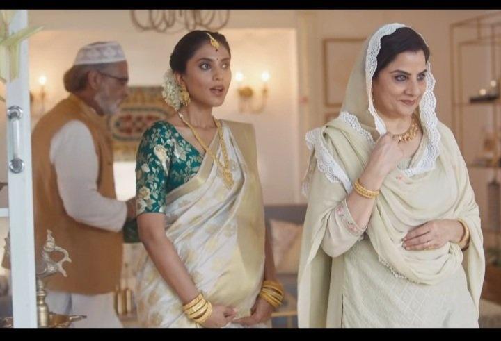 #TATA  you shouldnt cave to hate , anti Semitic and Patriarchal mindset of this country! 

Wonderful  job by the creative team . Slow Clap 👏

#TanishqWaliDiwali 
#BoycottTanishq 
#BoycottBigots