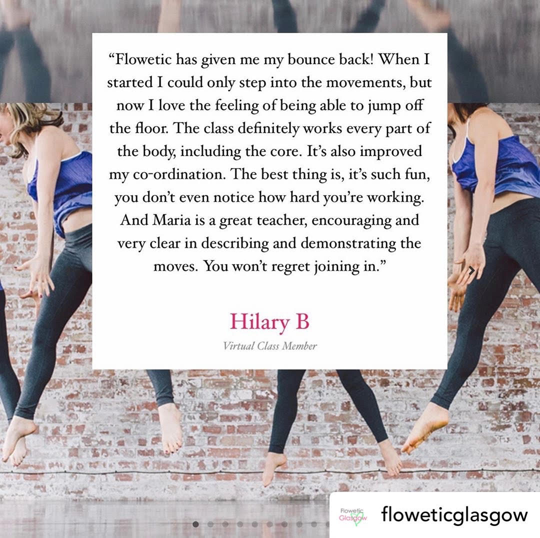 Visit_WestEnd's tweet photo. "Flowetic has given me my bounce back!" -Hilary
📷 @floweticglasgow
👇Info and bookings😊
https://t.co/97JHRWWvVR
#Flowetic #floweticglasgow #dance #onlineclasses
#ShopLocal #SupportLocal #GlasgowLifeGoesOn #Glasgow #ByresRd #GlasgowWestEnd #PeopleMakeGlasgow #VisitWestEnd https://t.co/TY5oeZ7LIe