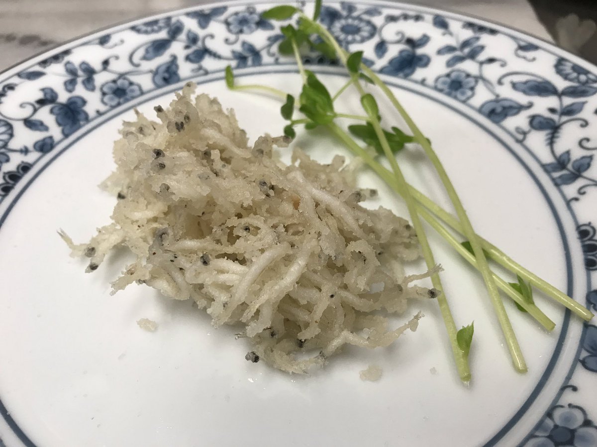 白魚のフリット