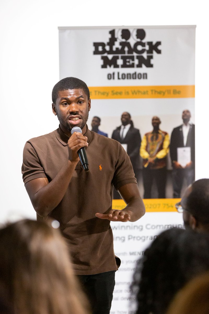 Tomorrow is the first of our three webinars for #BlackHistoryMonth exploring  'The Windrush Generation's Impact on the UK’s Economic Development' led by Louis (pictured) from <a href="/100BMOL/">100 Black Men of London</a>  and <a href="/revolutionhive/">Revolution Hive</a> 
If you'd like to join or find out more click here: ow.ly/1NxF50BLUsH