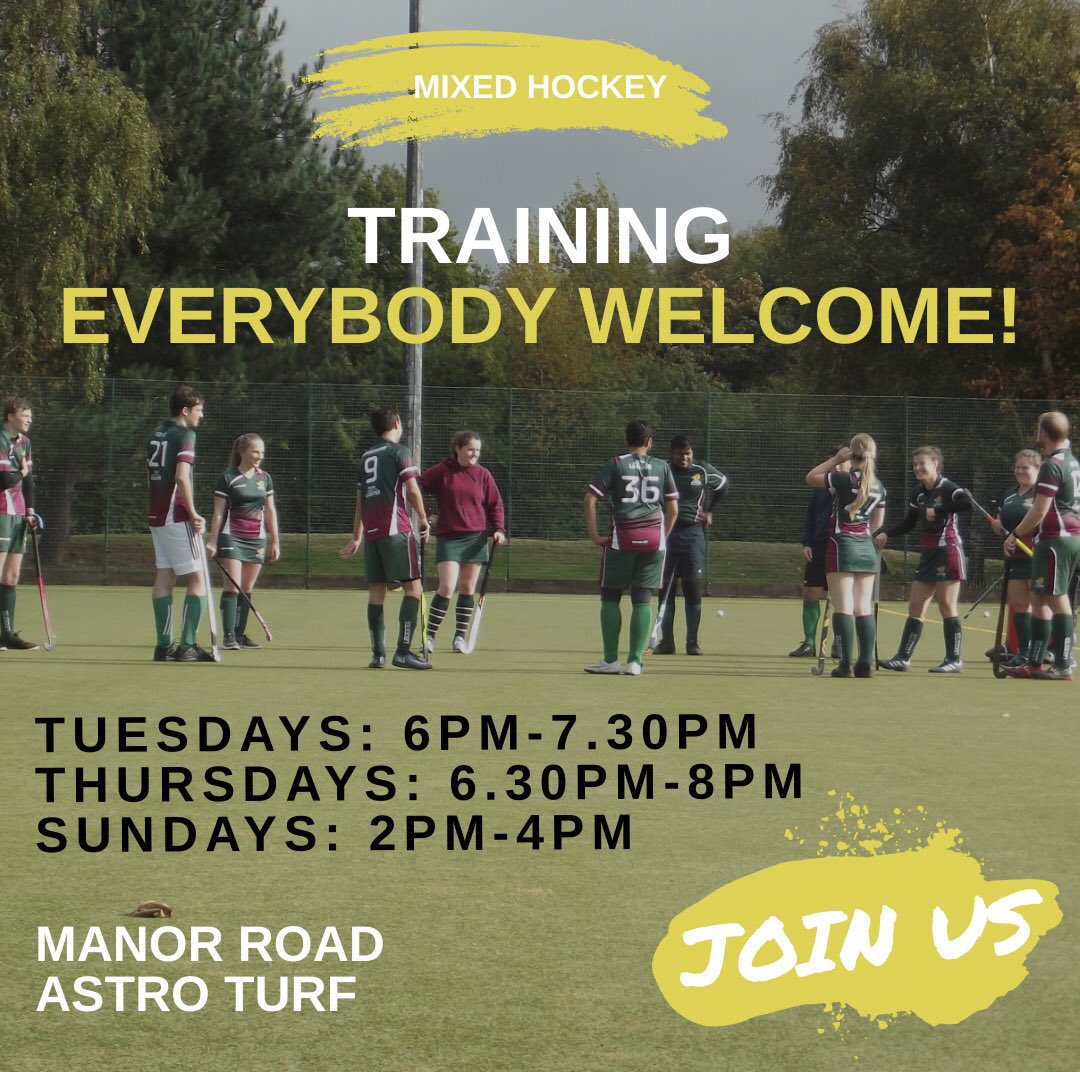 Training &amp; matches are now in full swing! 🏑 

Don’t worry if you missed our Give It A Go sessions - you can still come along! Drop us a message &amp; then pop along to any/all of our sessions! 

Make sure to join our Facebook page for all the latest: UOL Mixed Hockey Freshers 2020