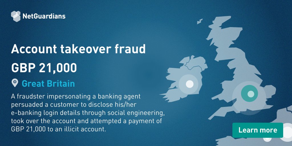 VyntraGlobal's tweet photo. According to a recent @Finextra article, there were almost 15,000 impersonation scam cases in the UK reported between January and June 2020, an increase of 84% compared to the same period last year.

Read about a recent fraud we caught: https://t.co/oVziBBxUeU https://t.co/l348il8b5r