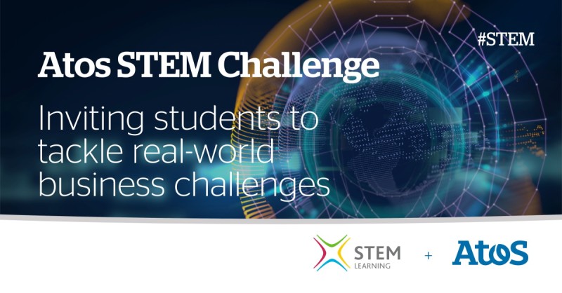 Excited to announce the launch of the <a href="/Atos/">Atos</a>  #STEM Challenge for students aged 14 to 18 in the UK &amp; Ireland. Find out more &amp; register here: okt.to/OyG0vz