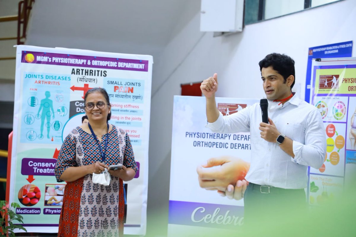 It's world @ArthritisDay - the day we come together across the globe to raise & promote awareness about the world's most common disease. Arthritis camp & panel discussions @AurangabadMgm #CureArthritisWAD #ArthritisAwarness #ArthritisPrevention   @WorldPhysio1951 @india_iap