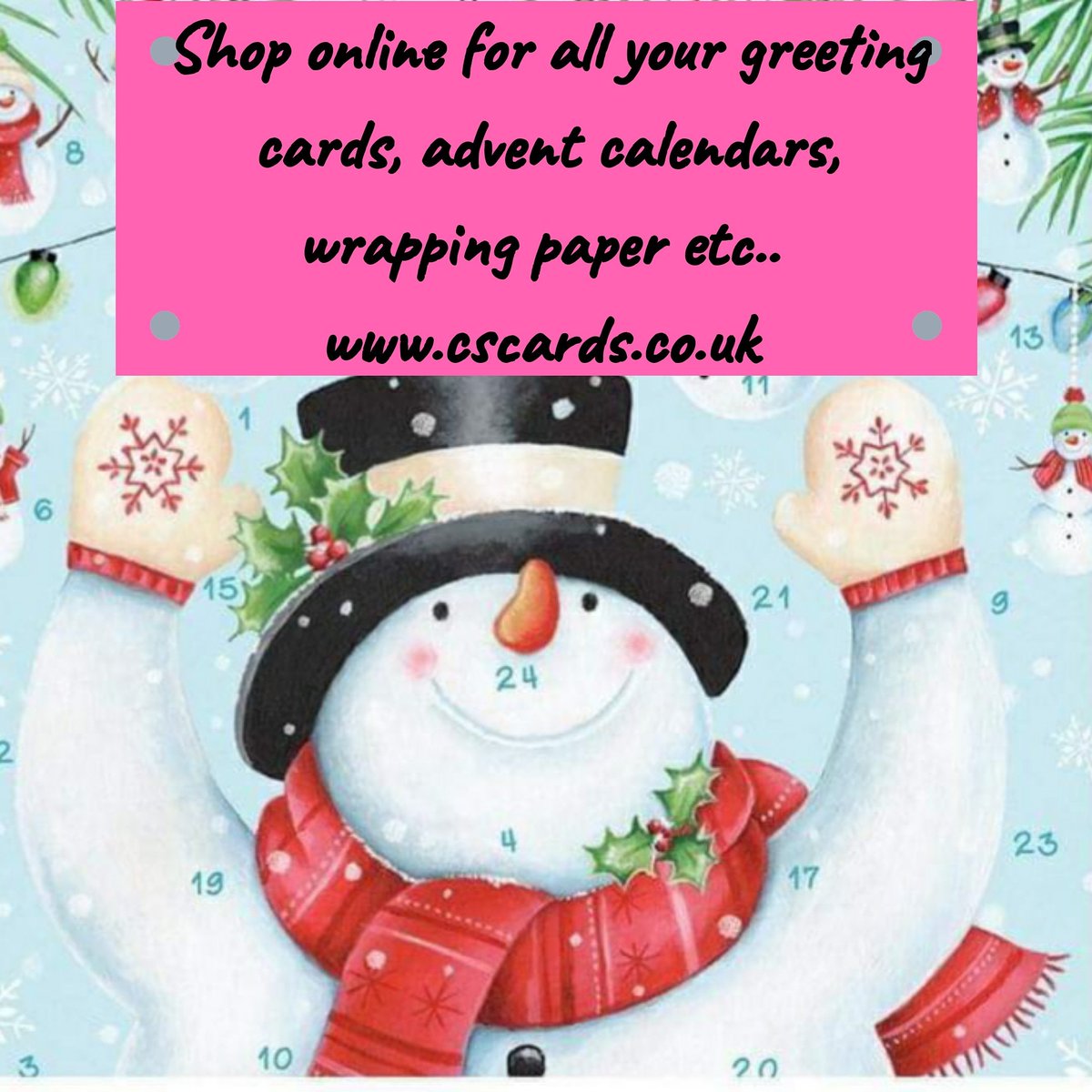 cscards_smith's tweet image. Shop online for all your Christmas cards, wrapping paper, advent calendars/cards 
Free delivery for orders of £30 and more.
#FlamingoPaperie #Christmas2020 #GreetingCards #OnlineShopping