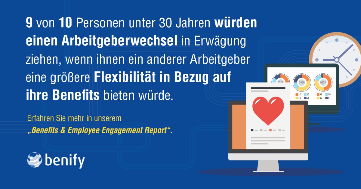 benify_DE's tweet photo. Welche Benefits müsste ein potenzieller Arbeitgeber Ihnen bieten, damit Sie einen Wechsel in Betracht ziehen würden? Erfahren Sie mehr in unserem "Benefits &amp; Employee Engagement Report": https://t.co/FBW3cO81nv #benify #employeebenefits #becausepeoplematter https://t.co/bVkKtG35c8