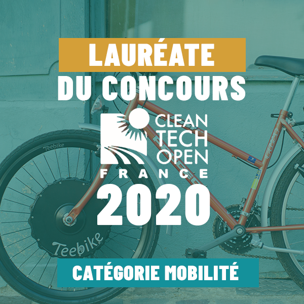 teebike_wheel's tweet photo. C'est la bonne nouvelle du jour : notre roue Teebike remporte le concours @cleantechopenFR dans la catégorie "Mobilité" 🥳 🤩 
#mobilite #concours #startup #velo #recyclage #upcycling #innovation #teebike https://t.co/m8bakfb9Y1