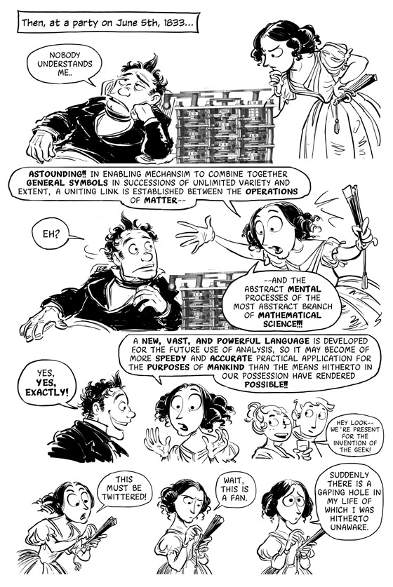 Who was Ada Lovelace is a question many are asking today, here is an amusing comic