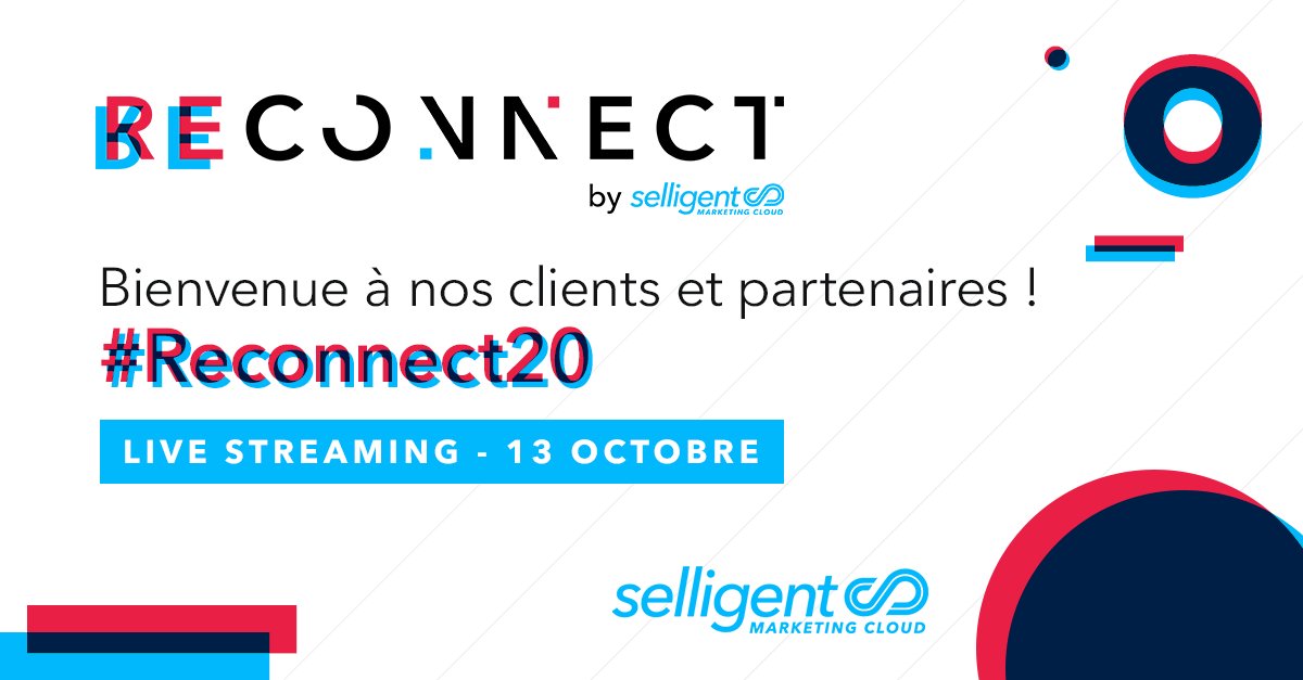 🎇 Ça y est ... c'est le grand jour ! 
🎬 Bienvenue à nos clients et partenaires au #Reconnect20 <a href="/Selligent/">Selligent Marketing Cloud</a> #WeMakeMarketingPersonal