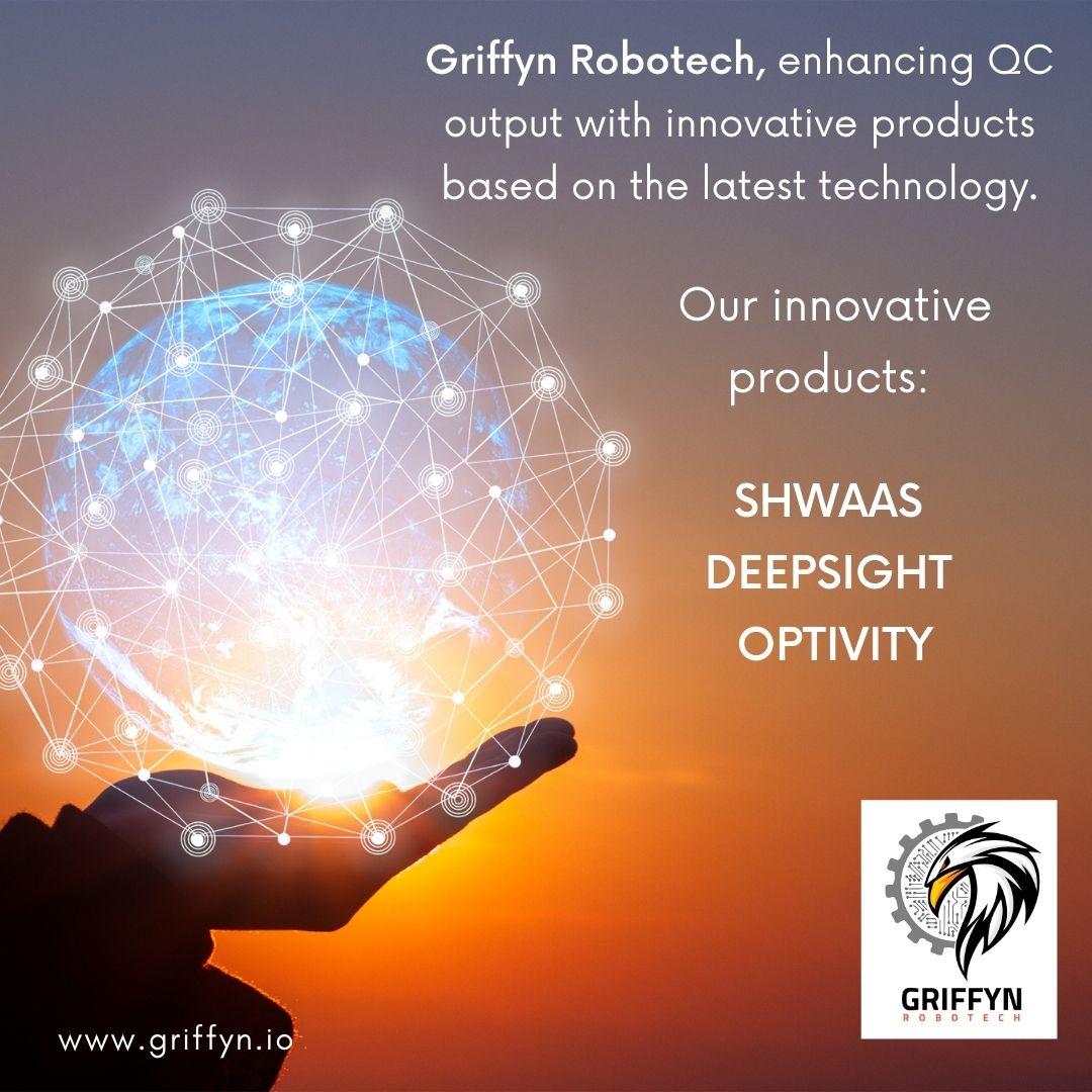 solutions-based approach is part of Griffyn Robotech’s DNA.
Visit us at : griffyn.io
#deepsight #shwaas #DNA #thinking  #artificialintelligence #aiapplications  #aiinmanufacturing #highspeedvisioninspection #visiontechnology #machinelearning #innovation #automation