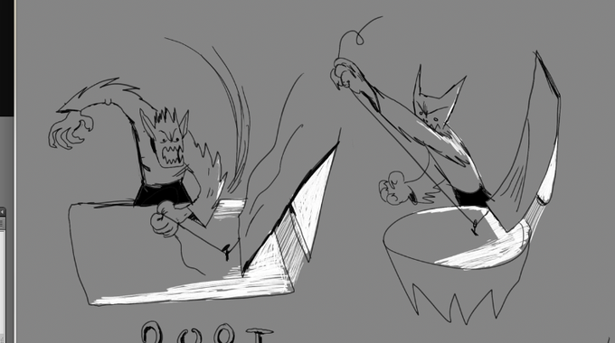 old sketches for a tiny project... i still like these !!
Maybe i'll post the final thing soon too ? 
