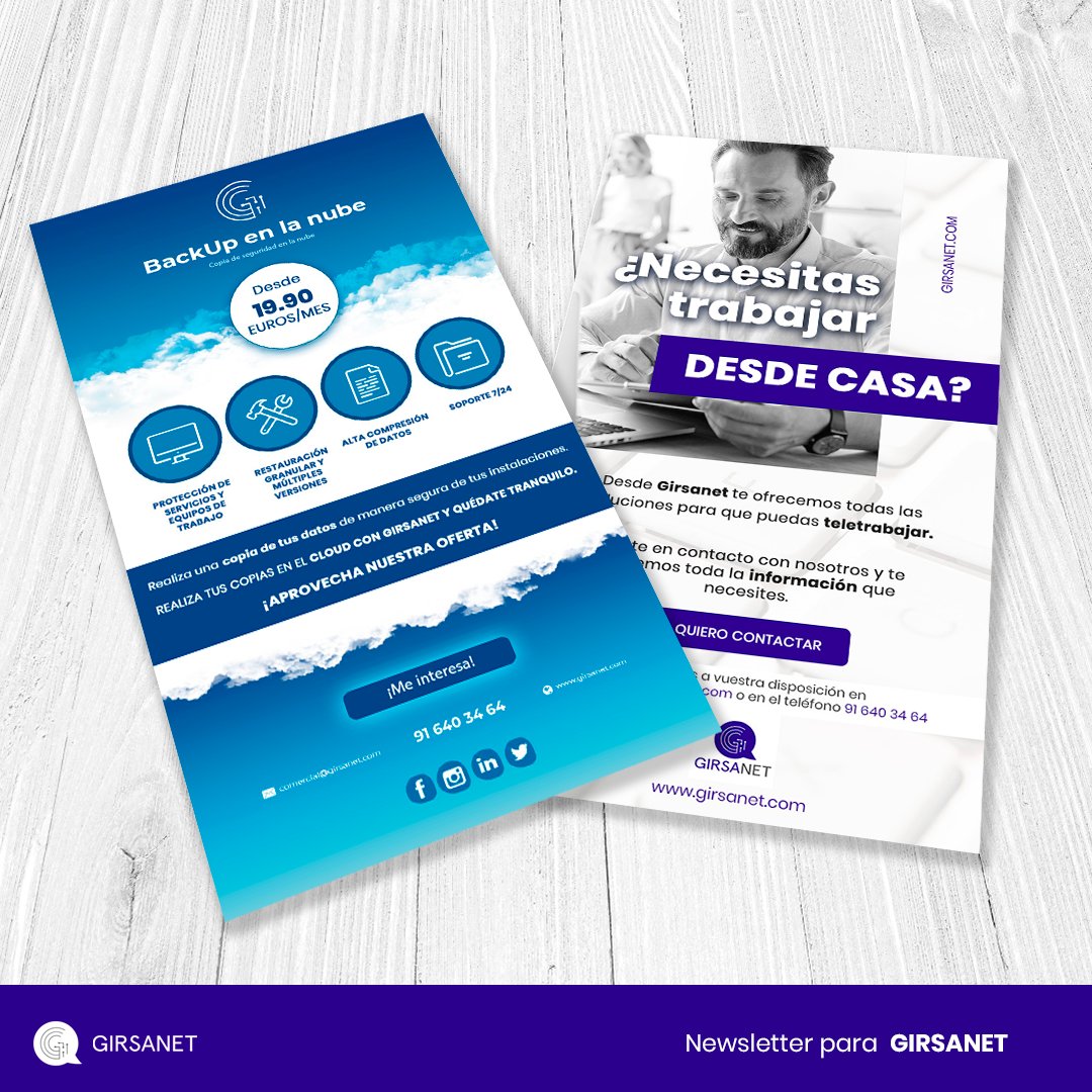 Girsa_Net's tweet photo. ¿Necesitas enviar una #Newsletter…? 🤔 ¡Cuenta con nosotros! 😉La comunicación de una empresa con sus clientes es fundamental.

Contacta con nosotros si quieres disfrutar de este servicio en tu empresa. 👇👇
https://t.co/xLQd6gm33y

#marketing #diseño #creatividad #publicidad https://t.co/AyRufb3K13