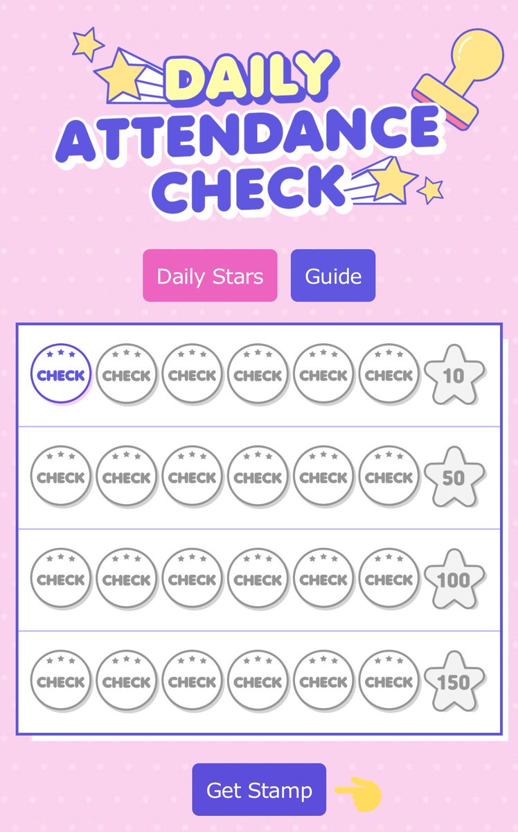 Make sure to claim your daily attendance check. To claim stars by reading articles, all you have to do is scroll all the way down and claim the star! You can do this 30 times a day.