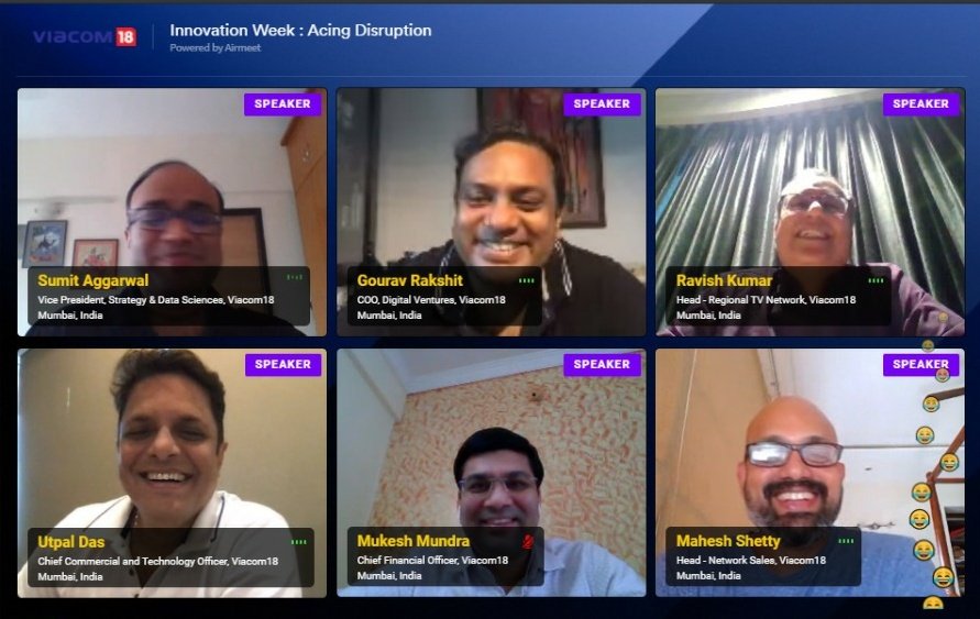 viacom18's tweet photo. When the going gets tough, we at Viacom18 get going!
Our much-awaited annual property #InnovationWeek is back in an all-new digital avatar. #AcingDisruption https://t.co/3ptzTULTvd