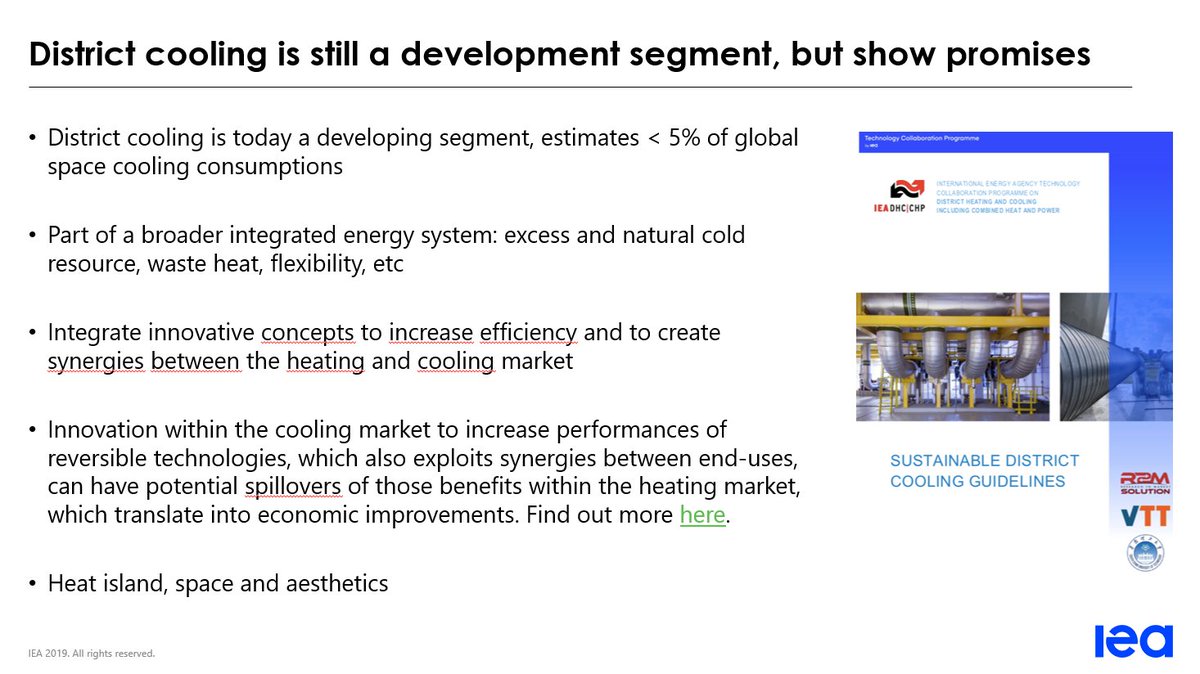 celsiuscity's tweet photo. We're live at today's #CelsiusTalk Keeping it Cool with #DistrictCooling:
Chiara Delmastro from @IEA highlighted the growing need of space cooling 📈⏫and the promises that #districtcooling holds! ❄️ https://t.co/4NzdAr04JM