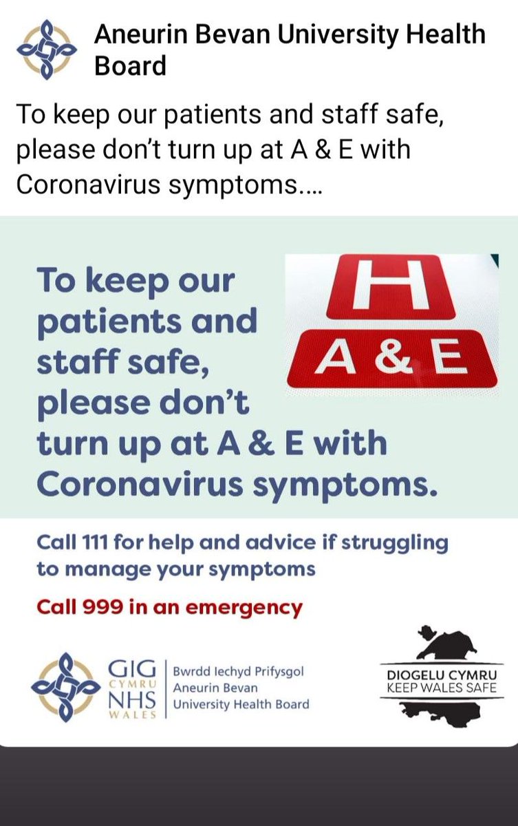 If you have an eye problem, give us a ring at RW Cole Optician and we will do our best to keep you out of casualty. 

#NHS
#eyecare
#eyehealth
#newport 
#coronavirusuk