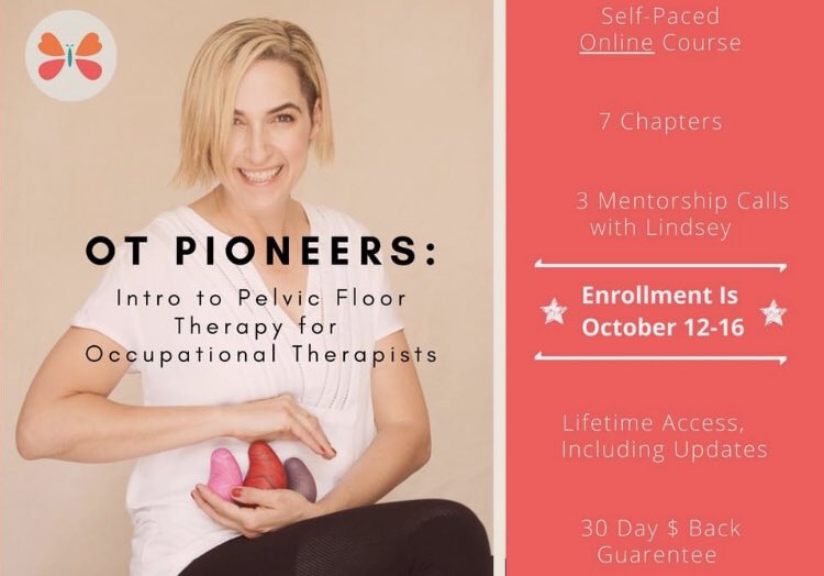 functionalpelvi's tweet image. Join the OT revolution! Enrollment closes Friday.  I would love it if you would join us!