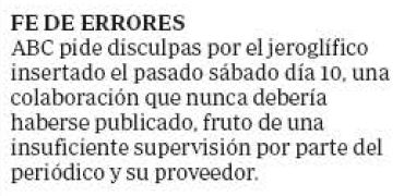 Troleo épico en un jeroglífico del ABC