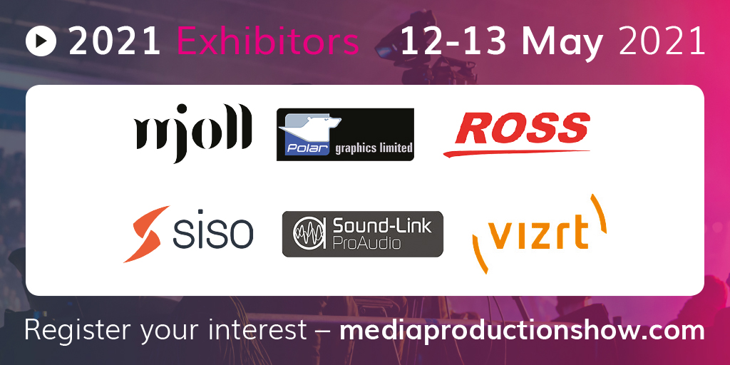 mpts_london's tweet photo. We're excited to confirm @Mjolltech @PolarGraphics @RossVideoEMEA @sisosoftware @vizrt and @soundlink will be joining us at #MPTS2021! Follow all the latest industry and event news - https://t.co/t6c76WCR1j
#broadcasting #tvproduction #film #postproduction #technology #audio https://t.co/Kd323mXh3l