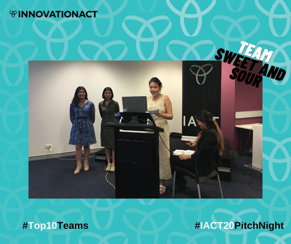 Last, but not least, we have Team Sweet and Sour. 

Sweet and Sour have developed a creative publication about being Asian in Australia. The team is preparing for their 2nd edition and the #IACT20 program helped to frame a sustainable growth model.

#IACT20PitchNight