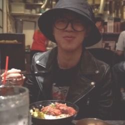 park jimin eating