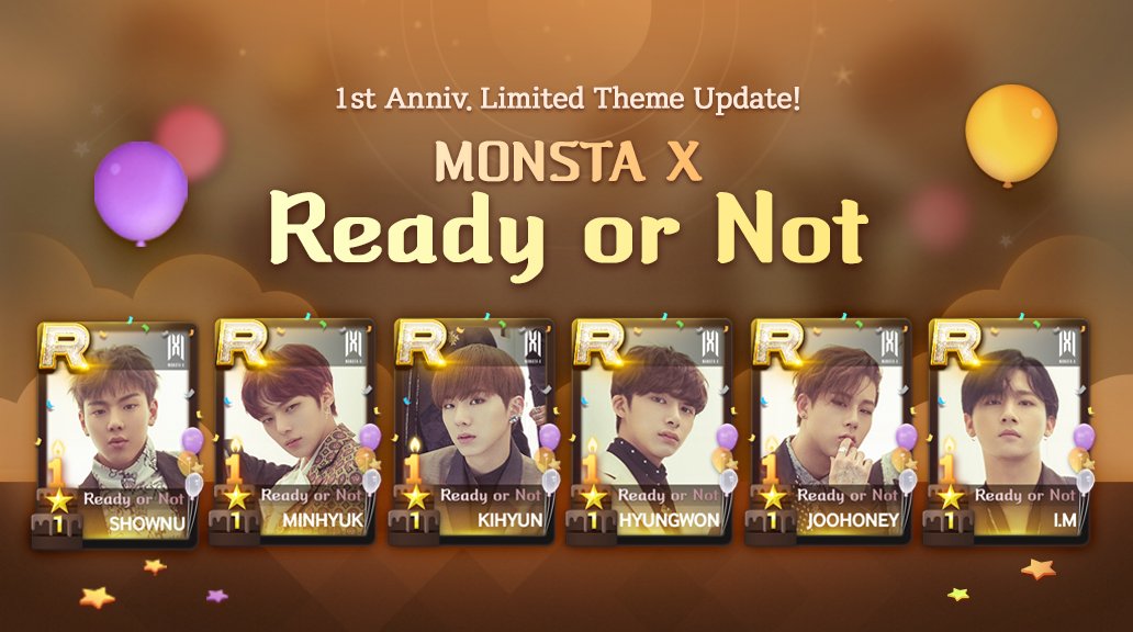 [ #SuperStarSTARSHIP  #1stAnniversary new song updates] #KWILL  #Hello_Autumn #MONSTA_X  #Ready_or_Not #WJSN  #Sugar_PopDon't miss the limited theme/BG/Polaroid rewards from SSS 1st Anniv. Mission Event!Purchase 1st Anniv. limited themes for chance to win Mini Acrylic Magnet set!