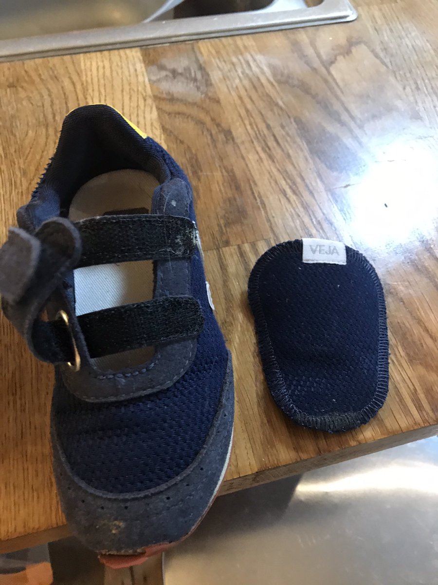 kluke's tweet photo. @OfficeShoes hi I bought a pair of Veja trainers for my daughter for her 4th birthday and they are falling apart after three weeks of wearing in the classroom! Your customer service number ‘is no longer active’, please confirm how I can discuss? https://t.co/XEbvafZQ4f
