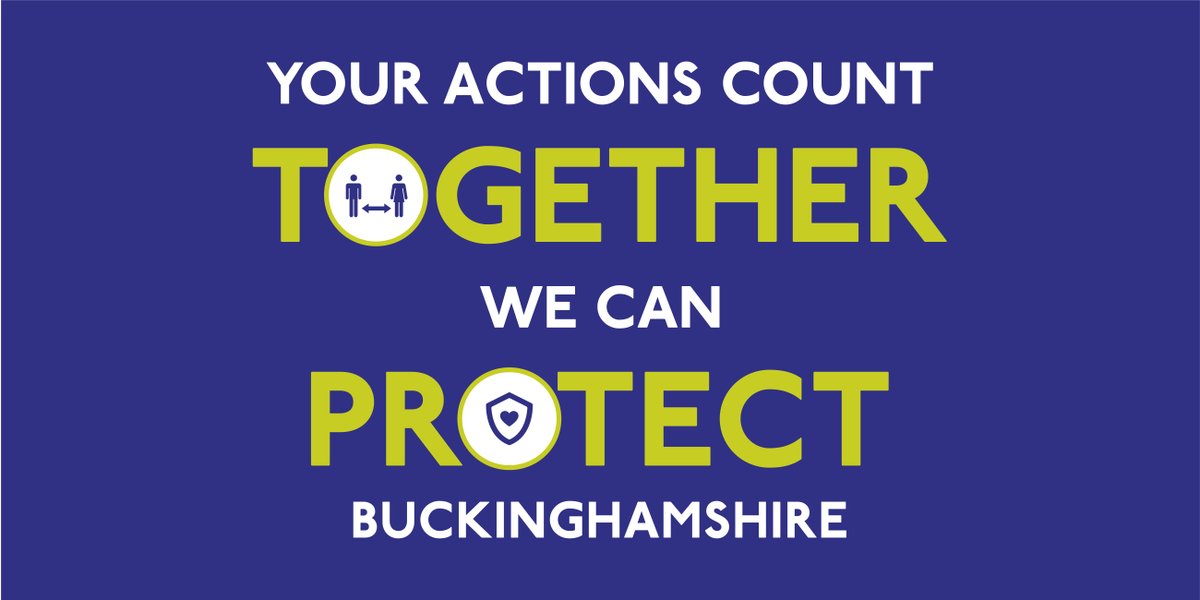 Keeping to the rule of 6 keeps you and your household safe, and helps Buckinghamshire keep COVID cases down. #StaySafeProtectBucks