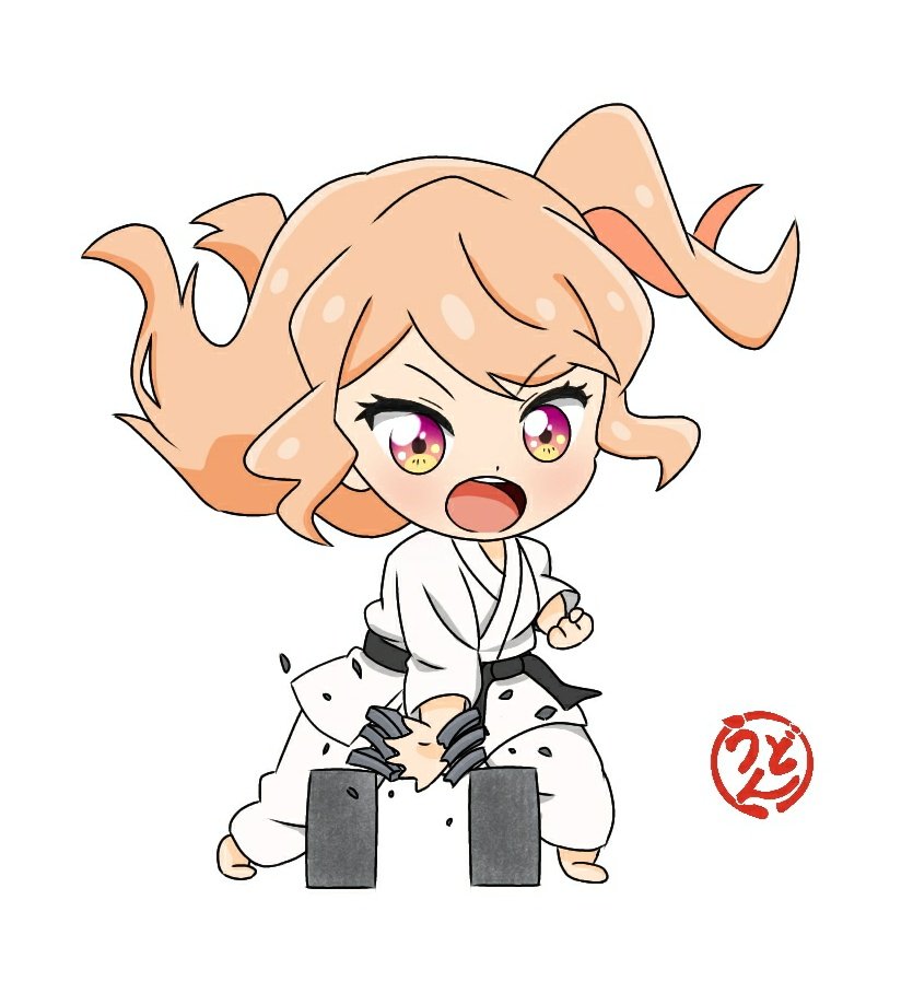 瓦割り 香澄真昼 アイカツスターズ うどんのイラスト