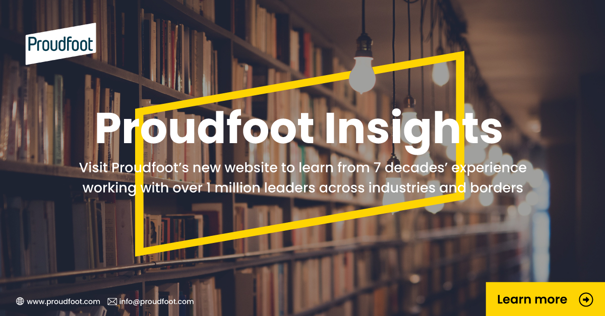 Proudfoot's comprehensive website is filled with critical insights for leaders on everything from #businesscontinuity to #leadership and #workforcemanagement. Navigate the #newnormal with Proudfoot at bit.ly/3748pwv #Proudfoot #operationalexcellence