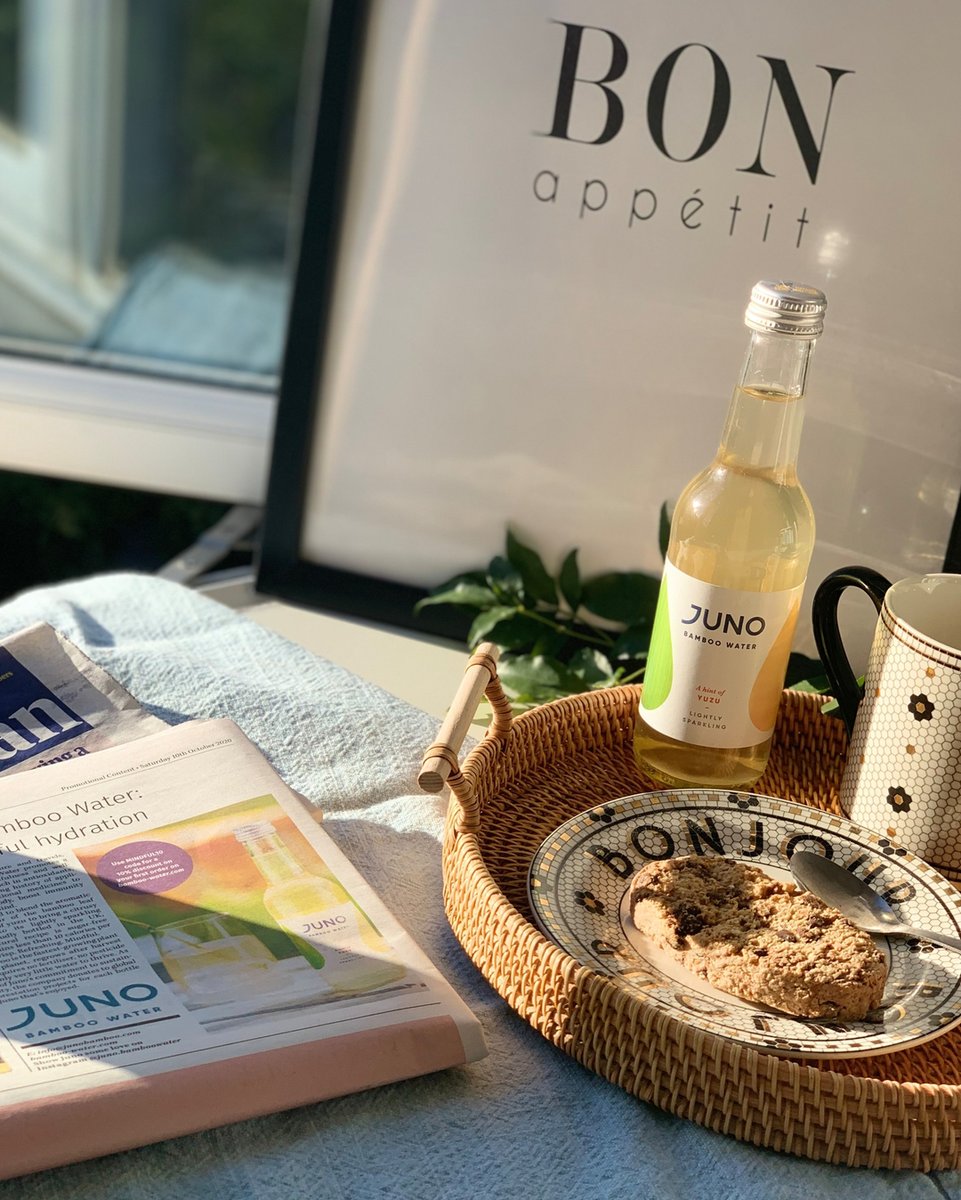 Mornings with Juno ☀️

Over the weekend, Juno Bamboo Water was featured in The <a href="/Guardian/">The Guardian</a> newspaper across the UK to introduce mindful hydration to the wellness-seekers. 

Try Juno Bamboo Water! Bamboo leaf extract is rich in antioxidants, helps detoxify the body, and is prove