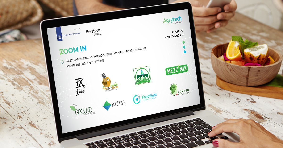 berytech's tweet photo. #AgrytechProgram: 8 startups innovating in #agrifood, #robotics, #agritourism, #readytoeat products, and connected #agrisolutions are ready to meet investors. Watch their pitches here: https://t.co/1xMI1u7qCu #innovation #agtech #Lebanon #NLinLebanon https://t.co/fWXPR8wG1C