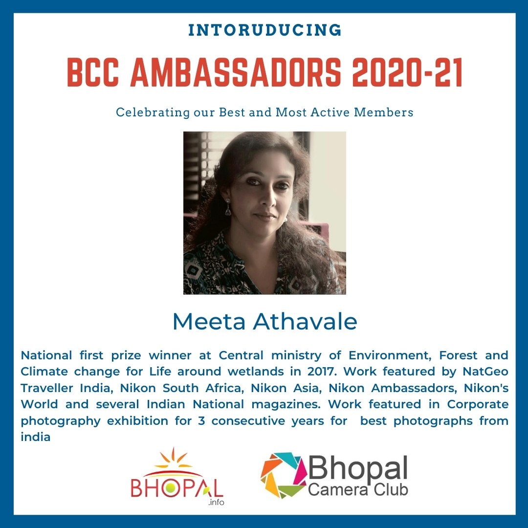 BCCBhopal's tweet photo. Introducing our 2nd #BCCAmbassador - Meeta Athavale ( @meetaathavale ) ⁠
National first prize winner at Central ministry of Environment, Forest and Climate change for Life around wetlands in 2017....... https://t.co/GJXCy7VLFz