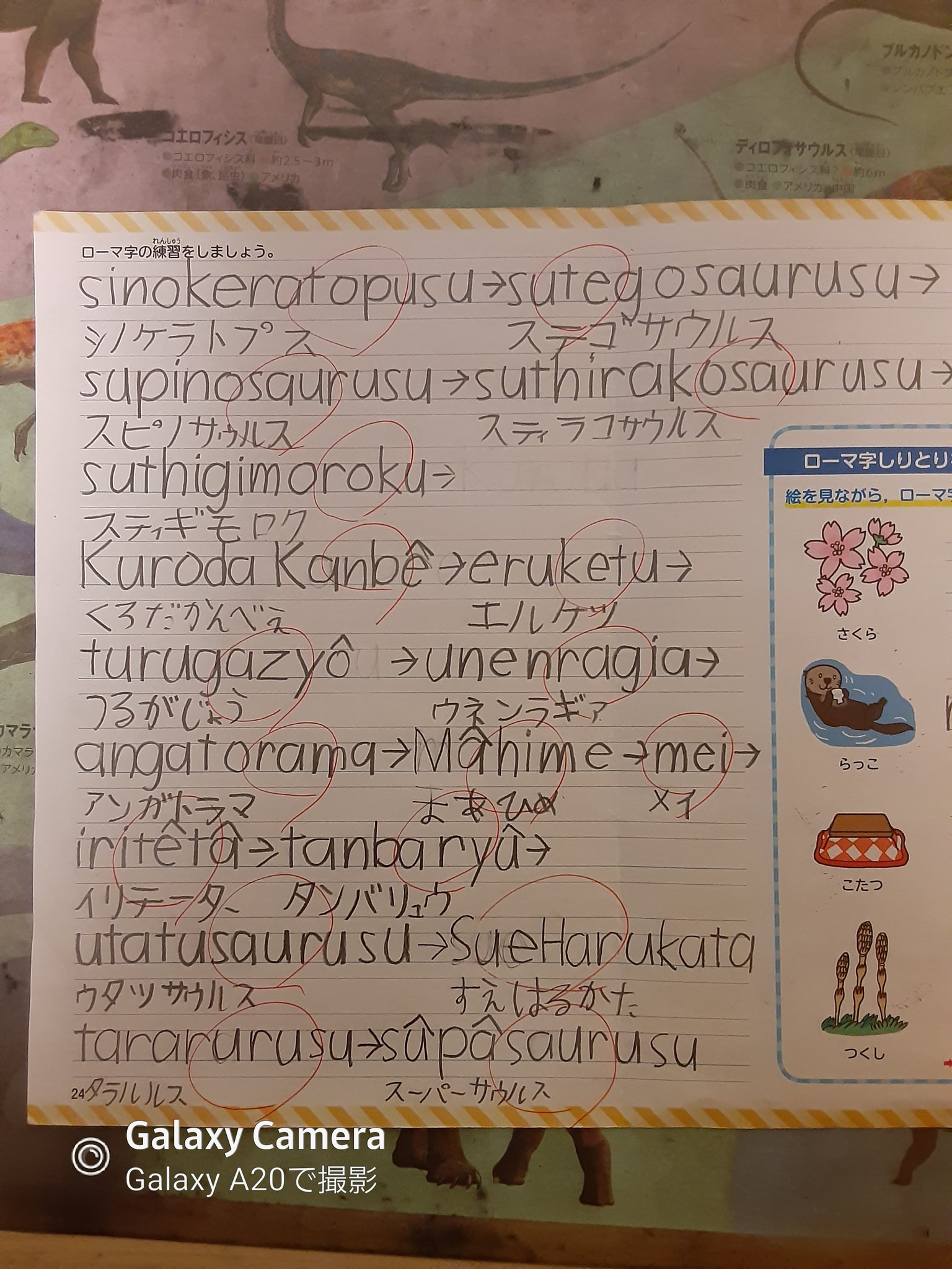 とうこ 鬼滅の刃の話をしている弟に は 死滅 ペルム紀の大量絶滅のこと と聞き返している兄のローマ字の宿題がこちら T Co 2xf3cdc5vn Twitter