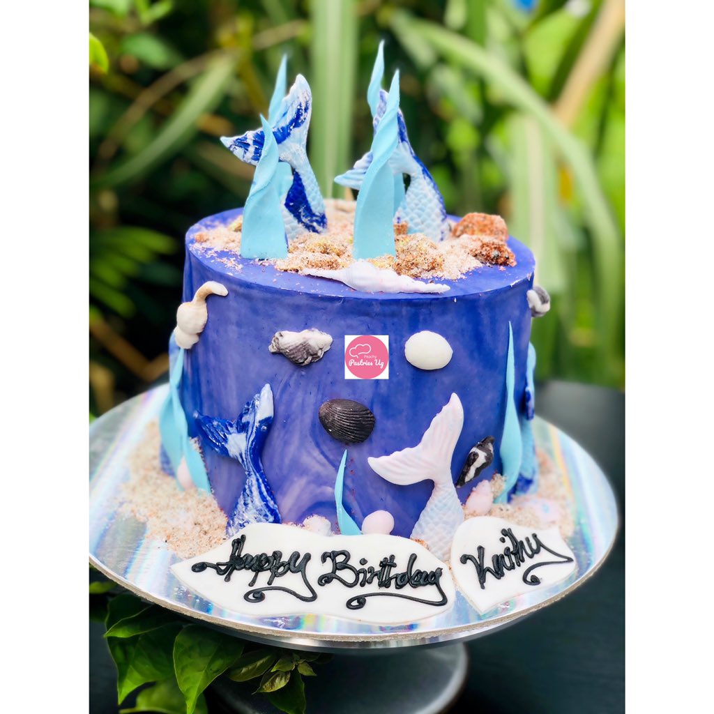 Today’s feature is a Cute Mermaid theme cake for a Cute Little Princess 🎂🧜‍♀️🎉🎉🥳🥰🥰🥰🥰 #mermaidcake #undertheseaparty