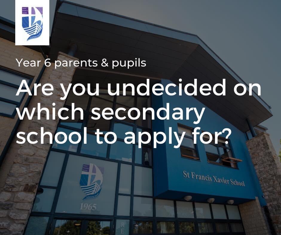 If you have yet to apply for a secondary school and still need some help in reaching that decision, we are offering telephone conversations with our Leadership Team over the coming 2 weeks. To arrange a call please email contact@sfxschool.org.uk