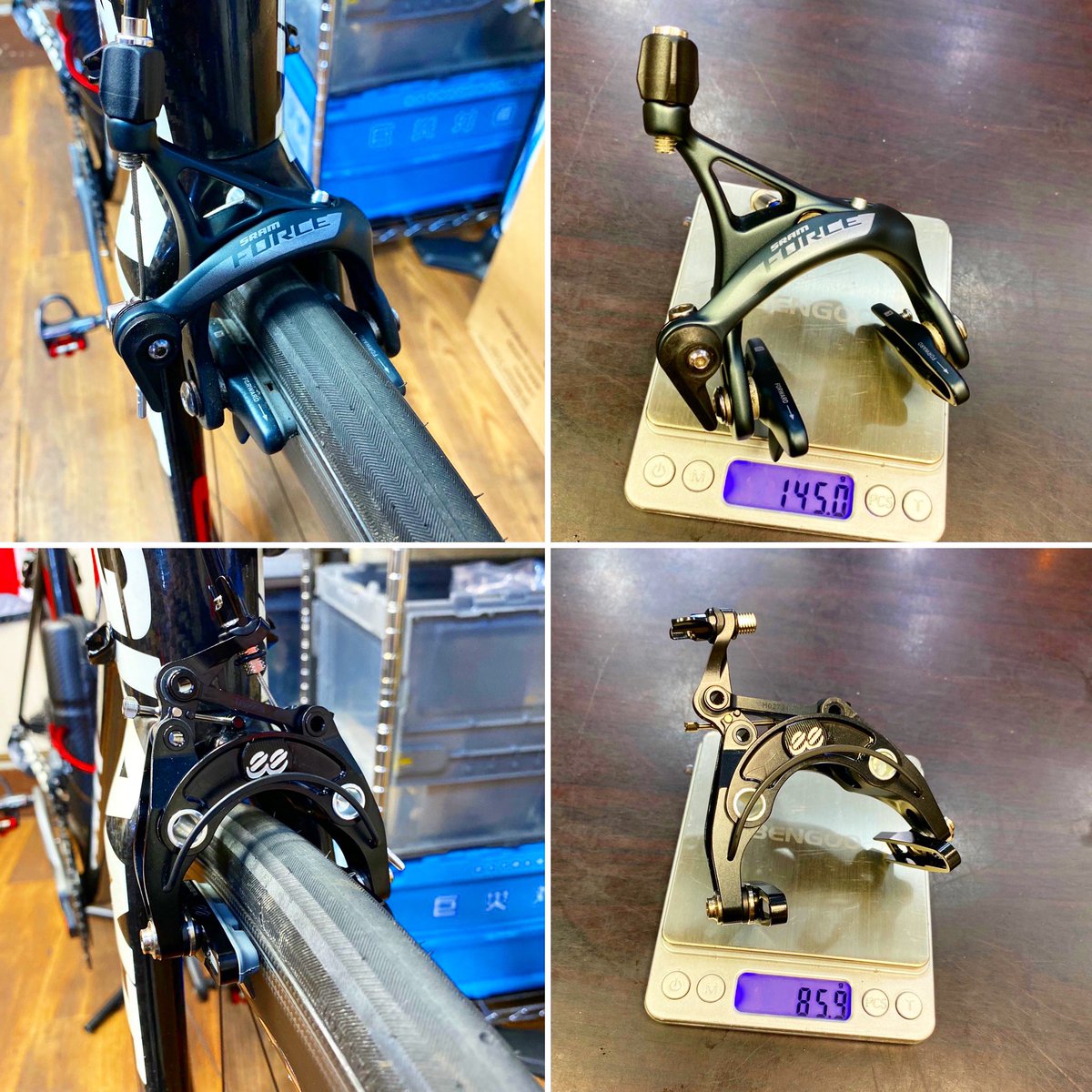 u2bikes's tweet photo. eeBRAKES、リムブレーキバイクのロトシリーズ的パーツ。
羽のような軽さ、確かな制動力、
それとスチームパンクっぽいメカメカしさがめちゃくちゃカッコいい😎 
#U2BIKES #eeBRAKES #ディスクにはないカッコ良さ #最軽量を求める人に #動くとさらにカッコ良い https://t.co/wIITSNyiVa