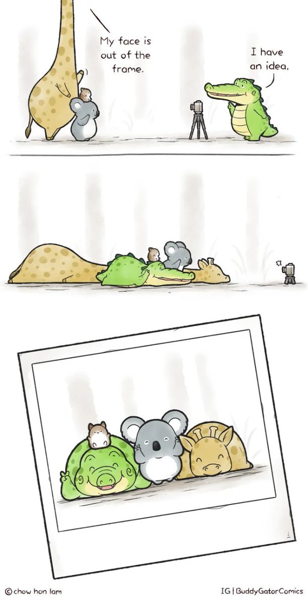 GiraffesOf's tweet photo. Pero habéis visto QUÉ CARITA DE FELICIDAD?

❤️ @buddygatorcomic https://t.co/PdJ870wmAZ