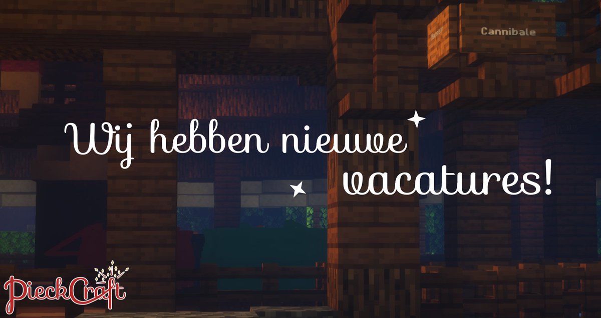 PieckCraft's tweet photo. ✨ Wij hebben nieuwe vacatures! Ben of ken jij iemand die ons team kan versterken? Vul dan snel ons sollicitatieformulier in.
https://t.co/uhLwetJdWp https://t.co/IIu2eo7OsO