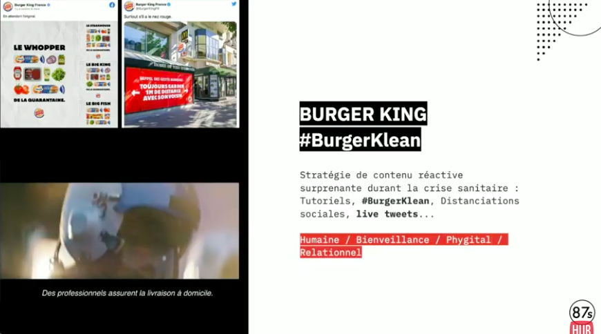 "L’instantanéité est primordiale pour engager la marque dans une vraie relation spontanée, conversationnelle et pérenne avec ses audiences." exemple avec Burger King <a href="/87Seconds/">87seconds</a> 

#HUBFORUM <a href="/HUBInstitute/">HUB Institute</a> #MBADMB