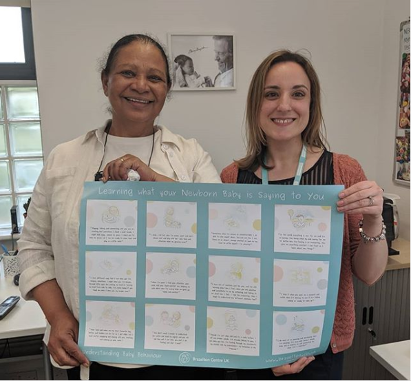 Baby Communication poster ready to go up on parent info boards in wards, clinics &amp; centres up &amp; down the country!

Totally FREE, just email kim@brazelton.co.uk name &amp; address you'd like the poster sent to.

One kind request please tweet a pic of your poster up tag <a href="/BrazeltonUK/">Brazelton Centre UK</a> 😊