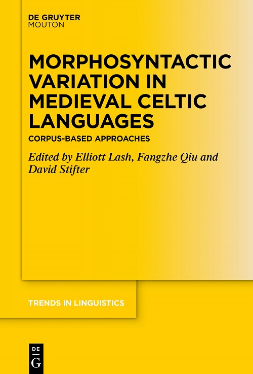 ChronHib's tweet photo. Fresh from the Adobe converter, I proudly present a major publication of the @chronhib (@EarlyIrishMU) project:
Morphosyntactic Variation in Medieval Celtic Languages. Corpus-based Approaches. Eds. Elliott Lash, Fangzhe Qiu, David Stifter, Berlin: de Gruyter 2020
/1 https://t.co/MSGfTj9bmO
