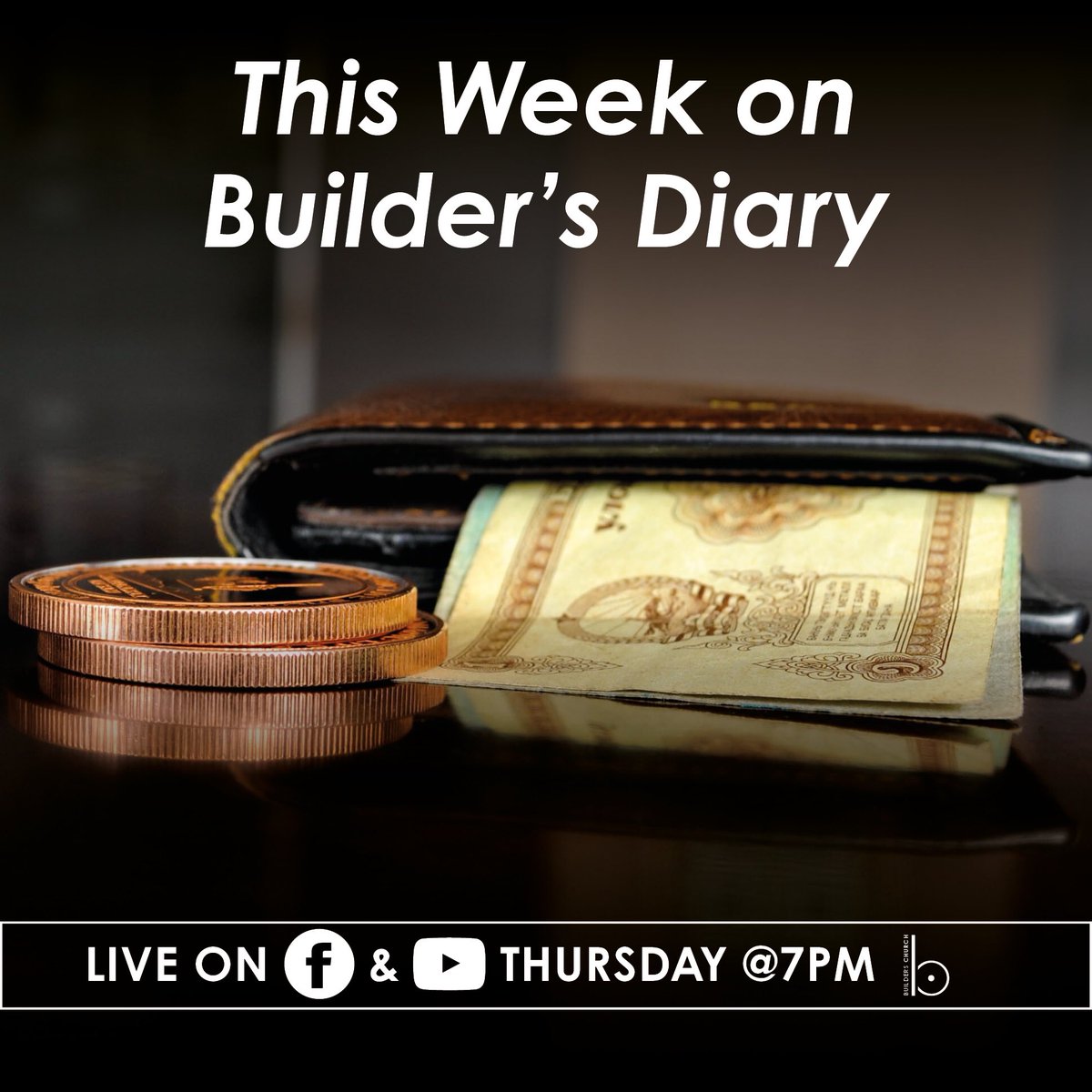 builderschurch's tweet photo. This week on Builderās Diary...
Letās talk š§šFINANCE š
#buildersdiary
#build2.0
#builderschurch https://t.co/kUUn9KK2zM