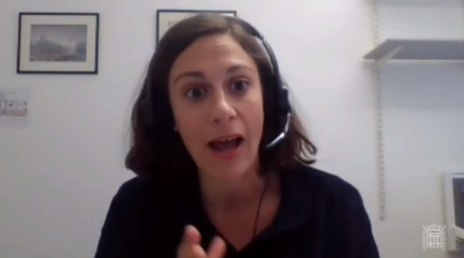 In response to Chair <a href="/JulianKnight15/">Julian Knight</a>, <a href="/carlykind_/">Carly Kind</a> tells us that if Ofcom is to become the Online Harms regulator, it will need powers to access social media companies’ algorithms to be able to scrutinise them, and possibly powers to demand disclosure of information.