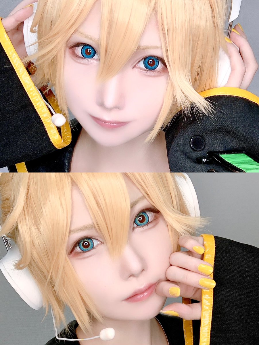 しらゆき Teamoさん Teamo Colorcon から新作カラコンいただきました アストラブルー シエルブルー 鏡音レンの目の色の解釈が絵師さんによって違うので比較 どっちも良き 引きで撮っても発色が良い 詳細 ご購入はこちら