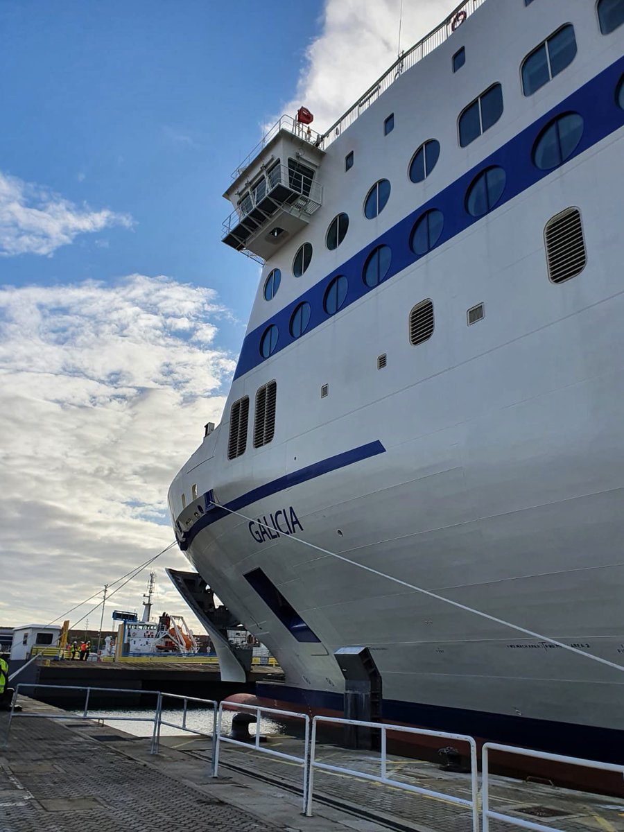 BrittanyFerries's tweet photo. A few photos of Galicia from earlier this morning 💙 https://t.co/ZsajbF6wrb
